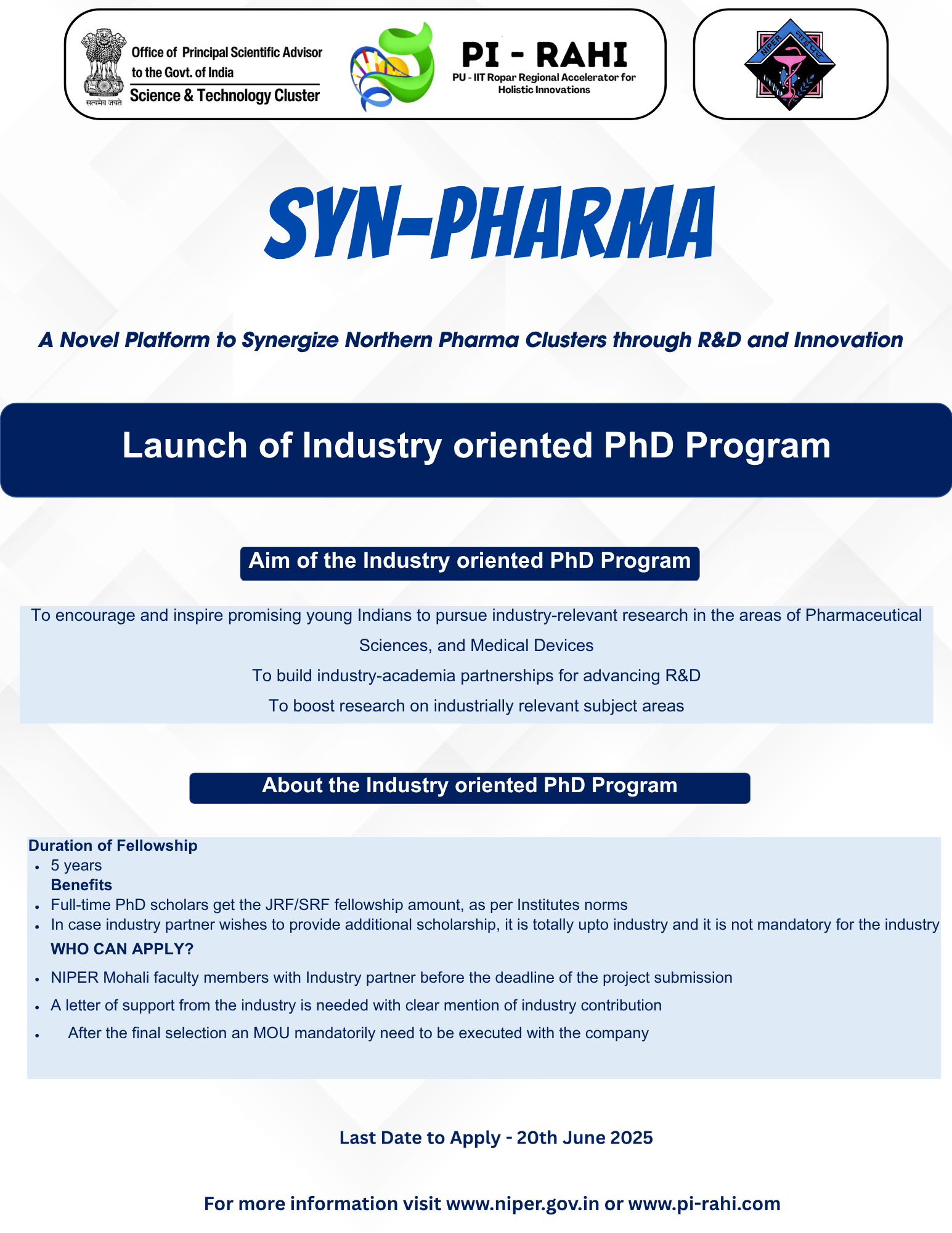 PhD Program Flyer